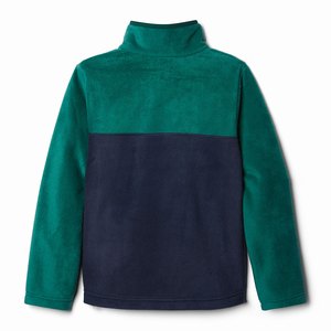 Columbia Steens Mountain™ 1/4 Snap Skinna Pull-Over Pojkar Marinblå/MörkGröna (UOJBL4865)